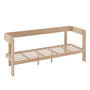 Voir la diapositive 5 : HESPERIDE Salon de jardin en alu effet bois Oryna Beige/Honey - 5 places - Hespéride