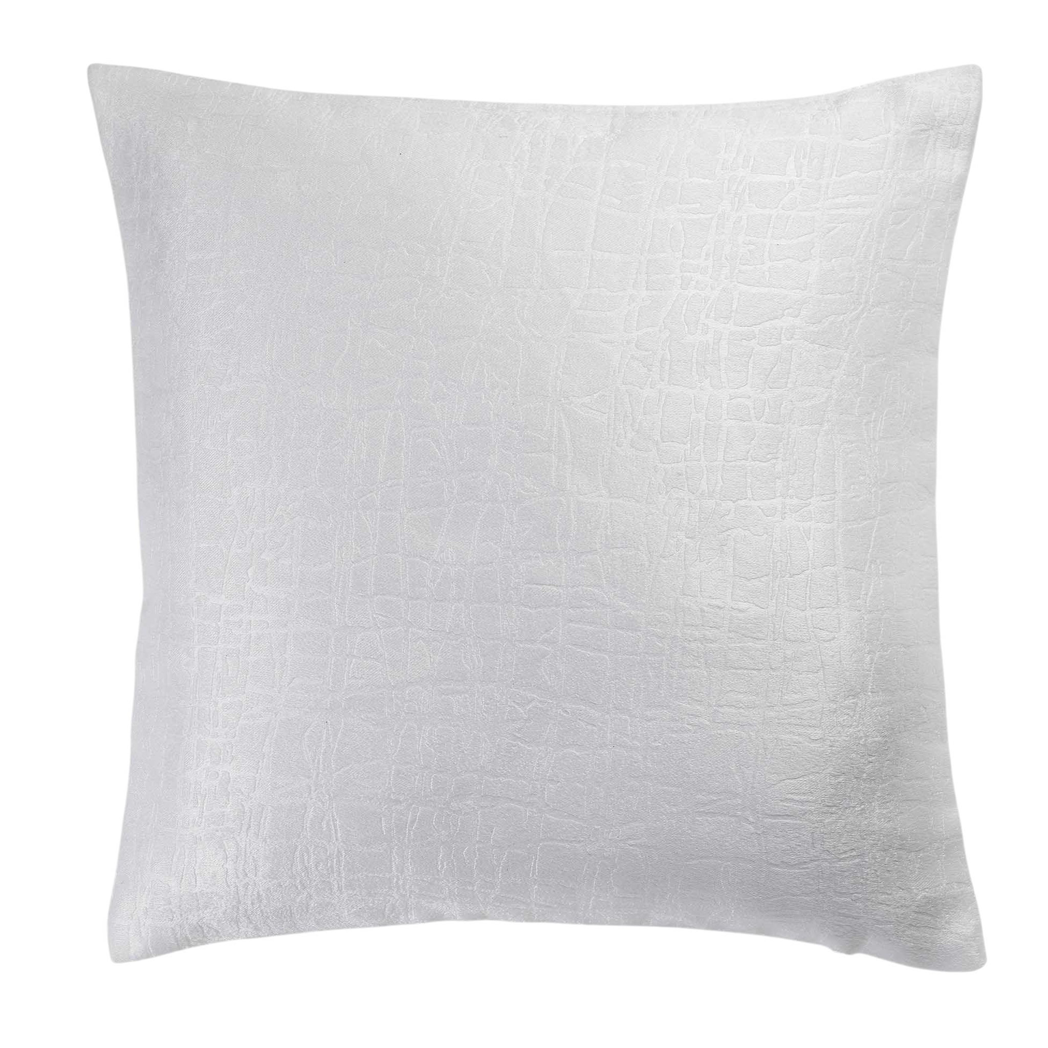 Eden Housse de coussin occultant velours opacia blanc