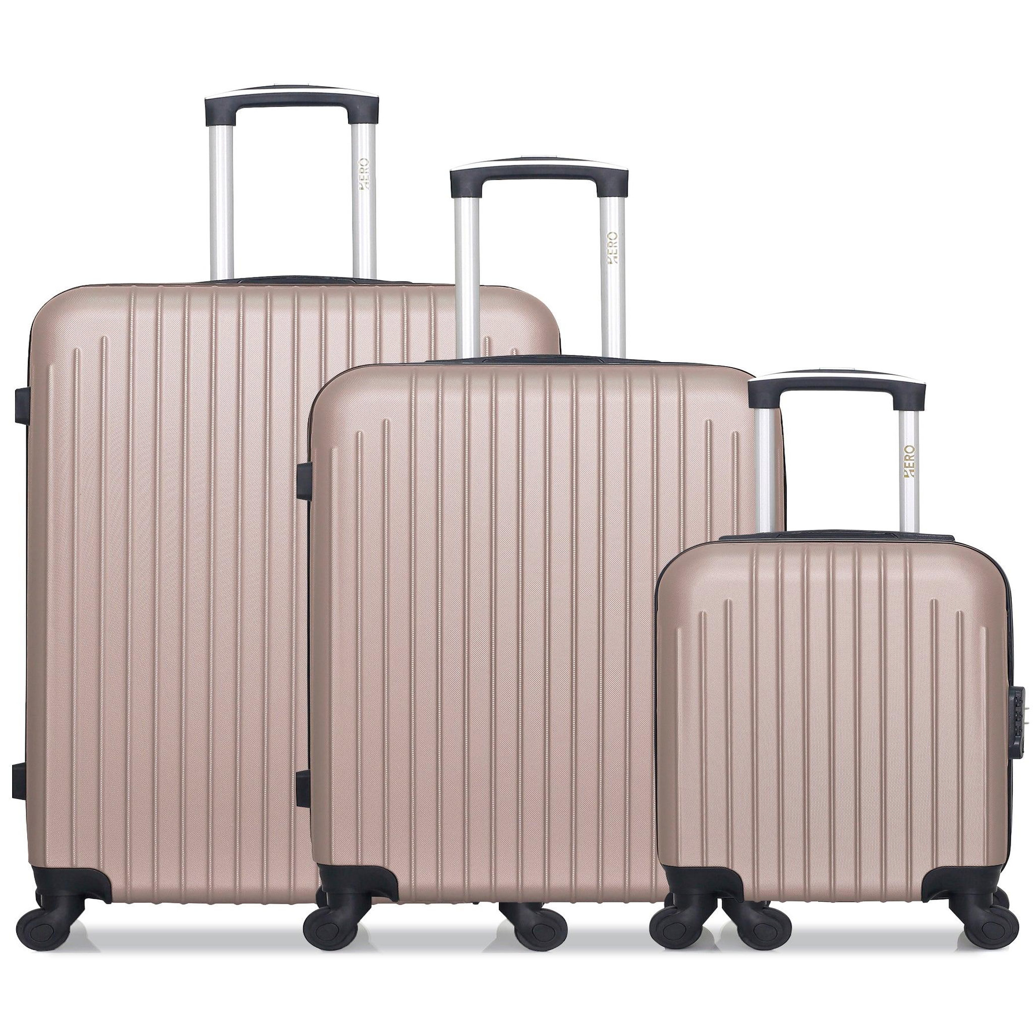 HERO Hero - lot de 3 - valise grand format, valise weekend et valise cabine xxs carpates