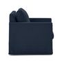 Voir la diapositive 5 : LISA DESIGN Serena - fauteuil déhoussable en velours texturé