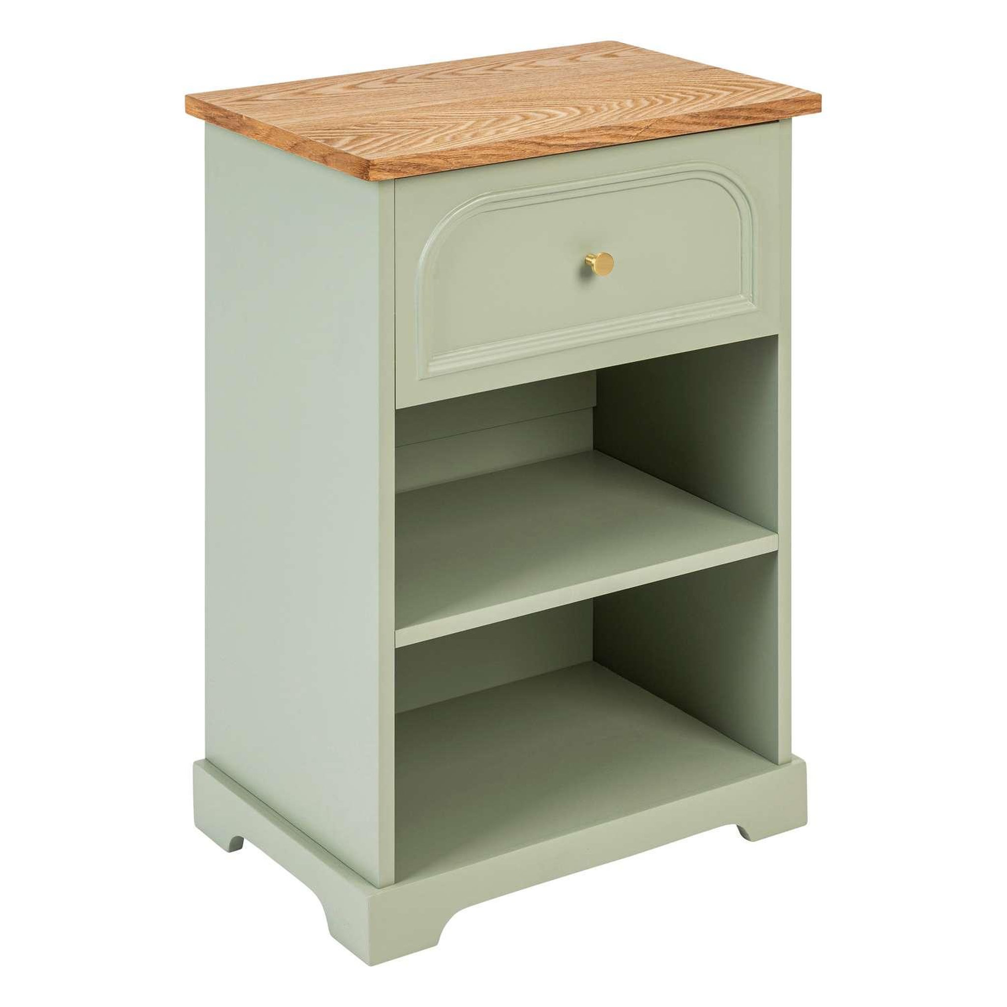 ATMOSPHERA Table de chevet en bois mohea - vert