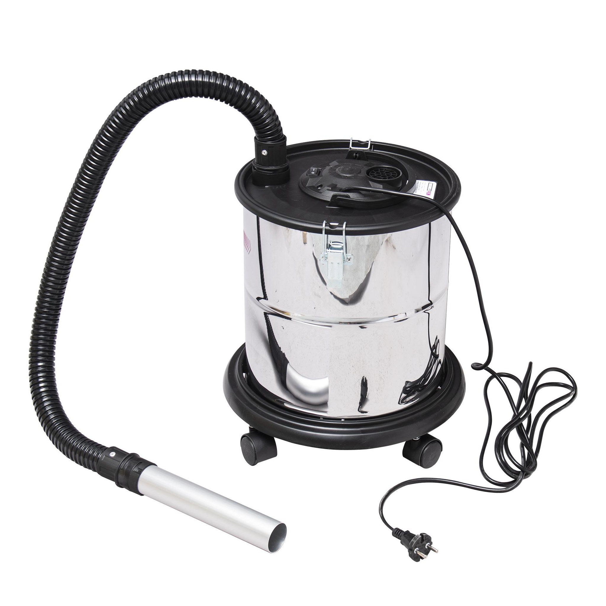 Voir la diapositive 4 : WERKAPRO Aspirateur avaleur de cendres 1200w  20 L