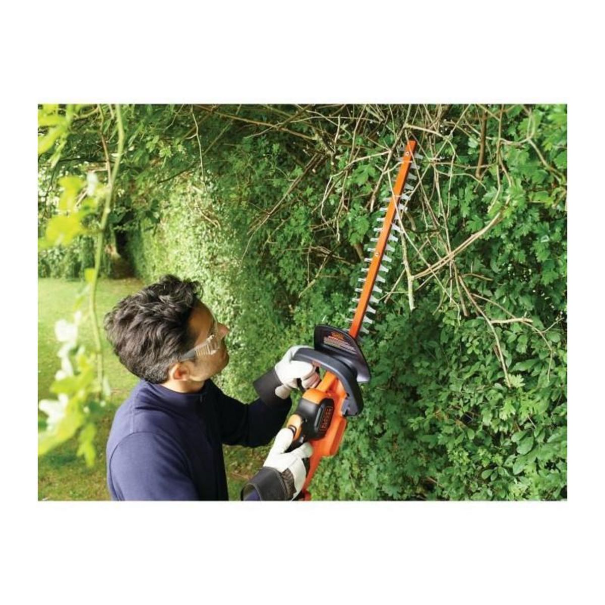 Black et Decker BLACK+DECKER Taille-Haie Sans Fil Lithium 18V Powercommand 2 Ah 50 cm GTC18502PC-QW