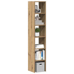 VIDAXL Bibliotheques 2 pcs empilable chene artisanal bois d'ingenierie