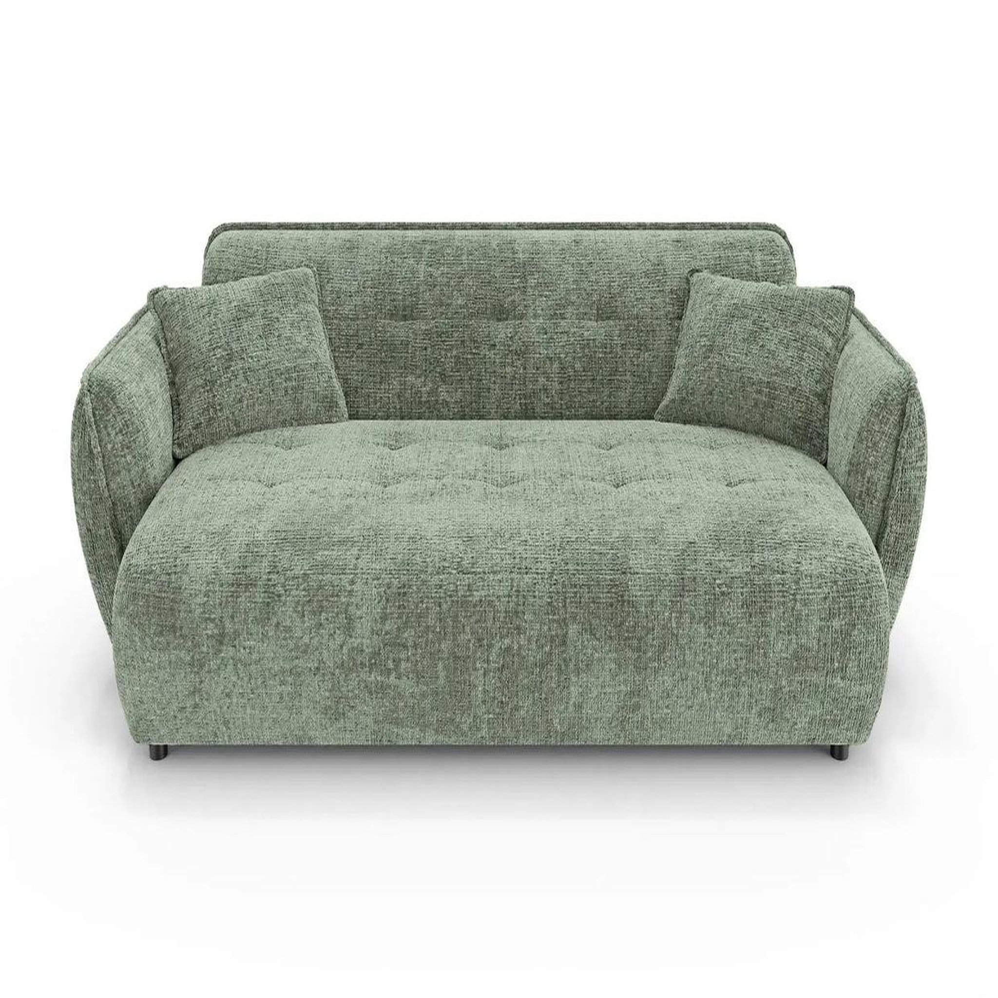 Voir la diapositive 1 : CASANOVA PARIS Mona - canapé droit tissu chenille 3 places