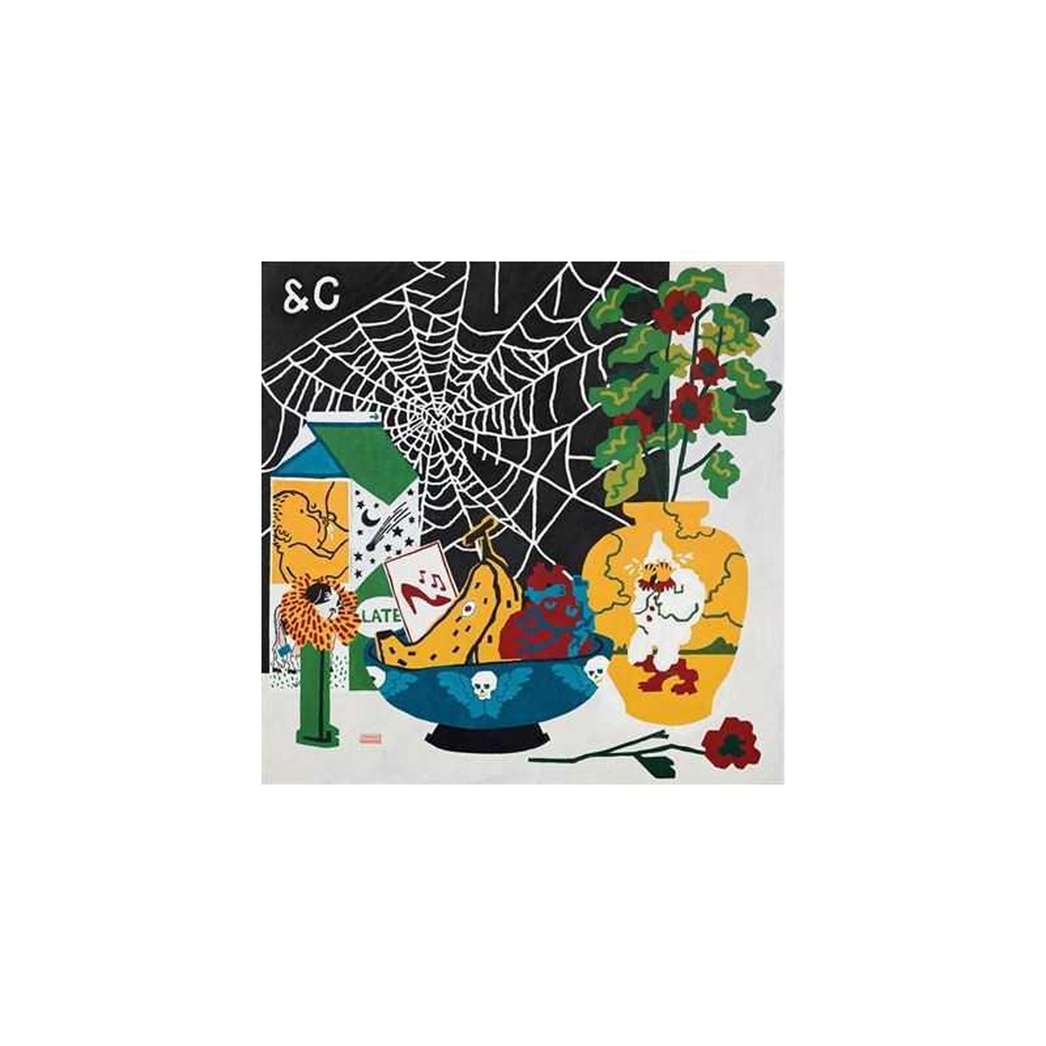 Vinyle album deluxe parquet courts sympathy for life, 1 lp, pochette illustrée graphique