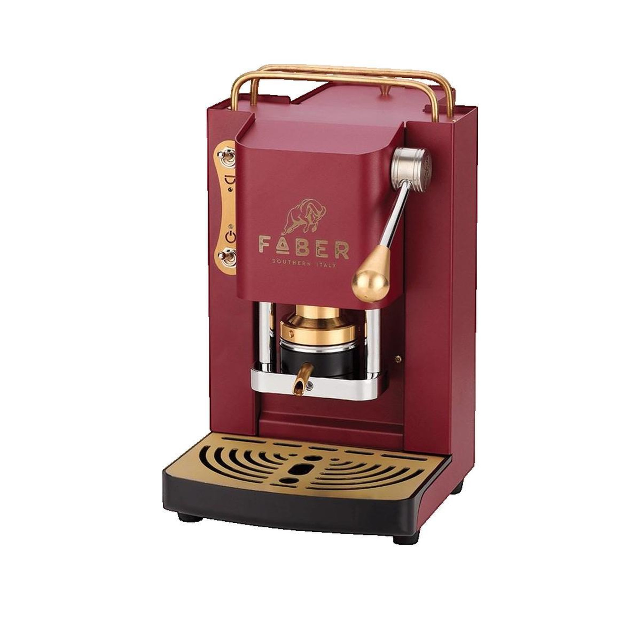 Voir la diapositive 2 : faber Machine à café Faber-coffee-machines Italia Mini Deluxe rouge