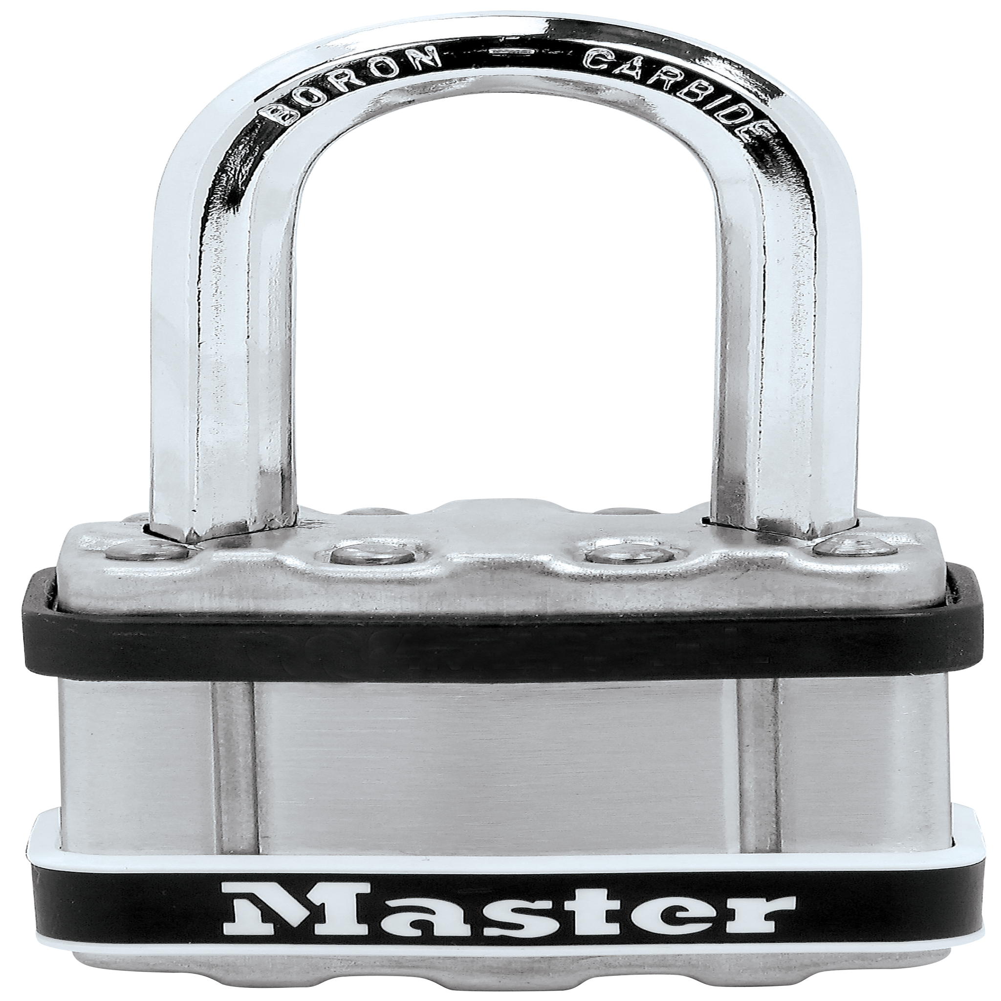 Master lock Cadenas en Acier Laminé Haute Sécurité [Protection en acier inoxydable] M1EURDLFSTS