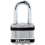Master lock Cadenas en Acier Laminé Haute Sécurité [Protection en acier inoxydable] M1EURDLFSTS