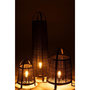 Voir la diapositive 6 : Paris Prix Lampe à Poser en Bambou  Rya  35cm Noir