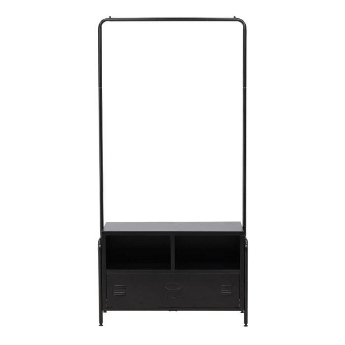 Paris Prix Portant à Vêtement Déco  Quito  175cm Noir
