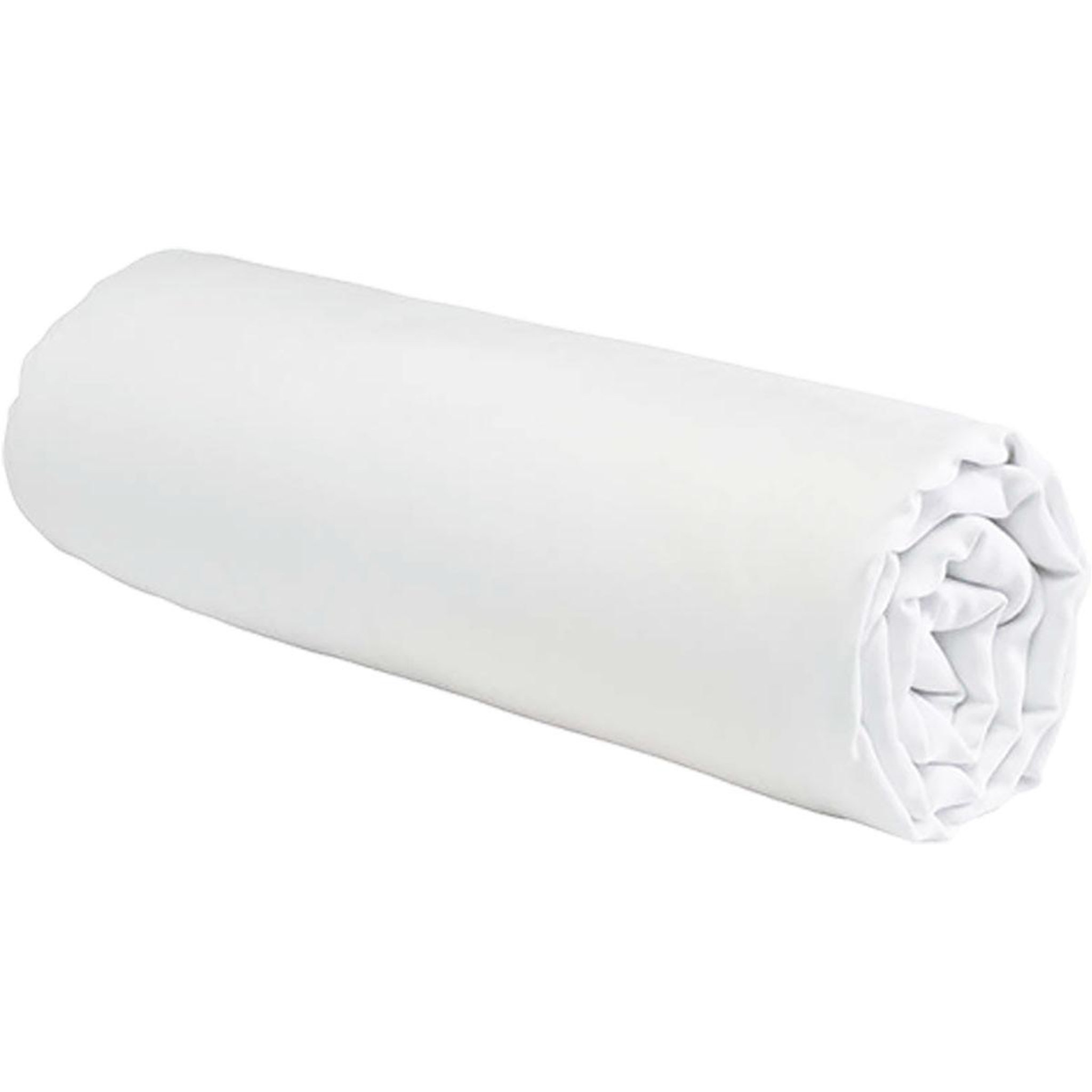 Voir la diapositive 2 : FUTURE HOME Drap housse uni en coton 57 fils