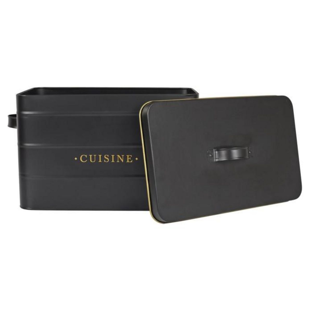 Paris Prix Boîte à Cuisine en Métal  Lounge  33cm Noir