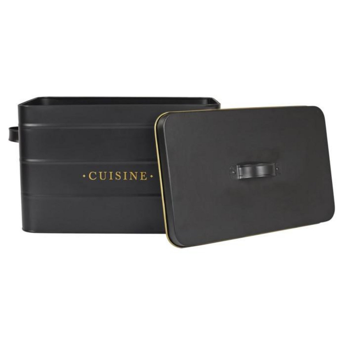 Paris Prix Boîte à Cuisine en Métal  Lounge  33cm Noir