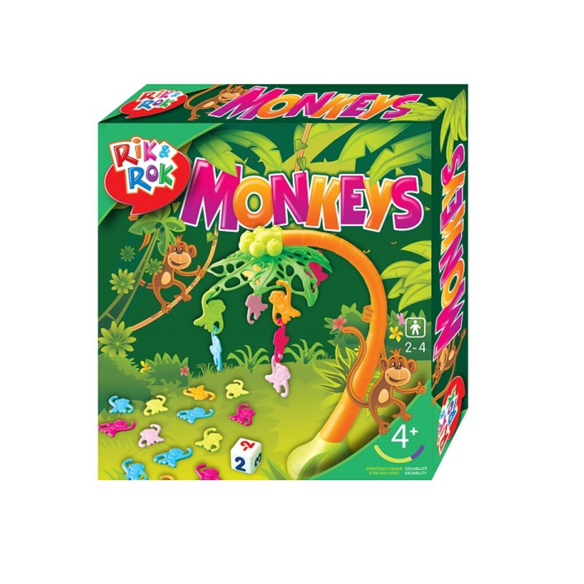 RIK & ROK Jeu Les Singes suspendus