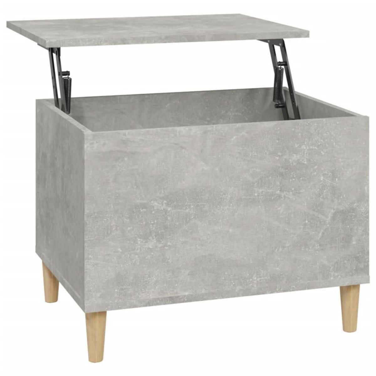 VIDAXL Table basse Gris beton 60x44,5x45 cm Bois d'ingenierie