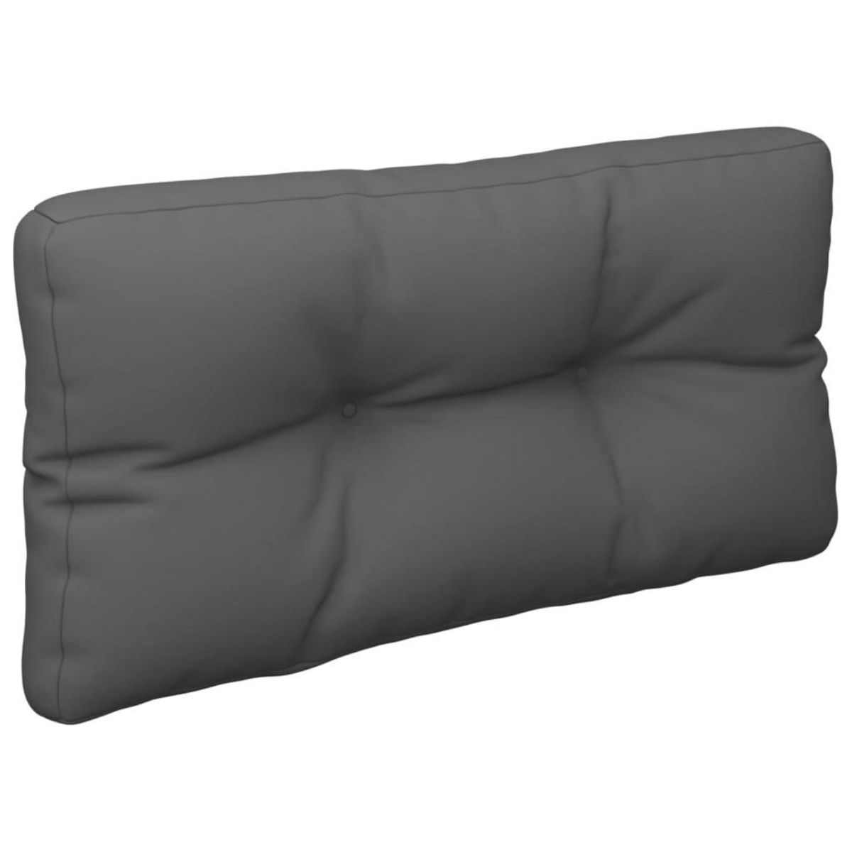 VIDAXL Coussins de palette lot de 2 anthracite tissu