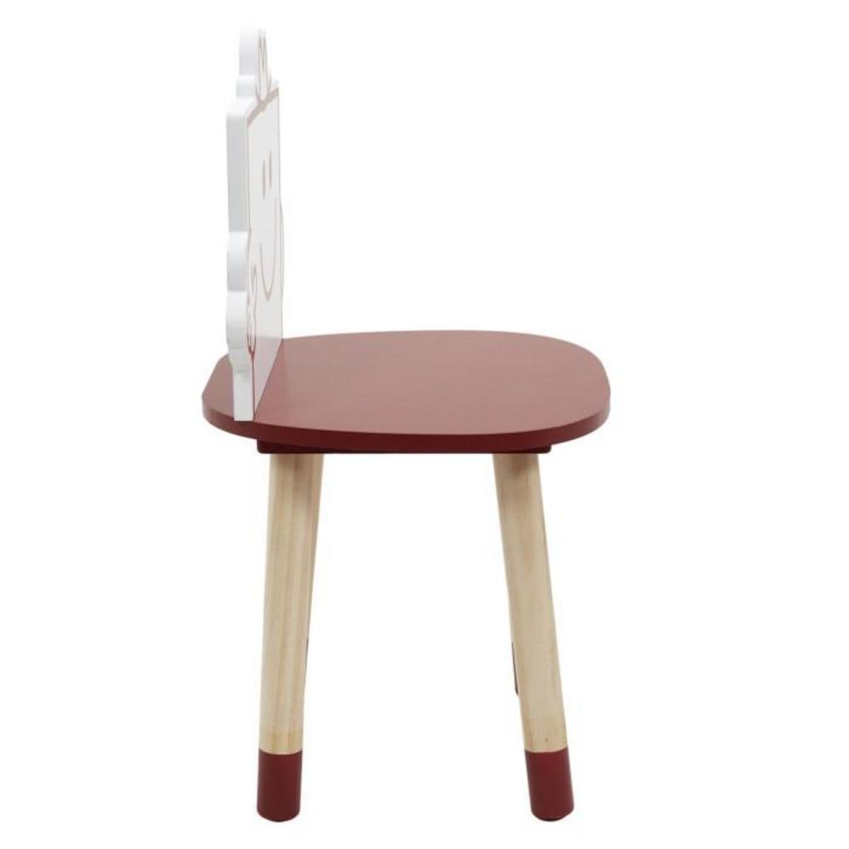 Paris Prix Chaise Enfant  Monsieur Costaud  53cm Rouge