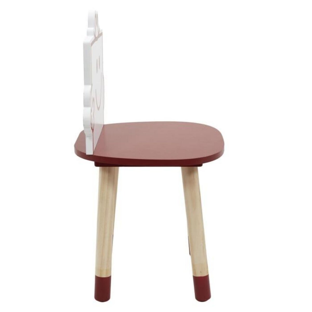 Paris Prix Chaise Enfant  Monsieur Costaud  53cm Rouge