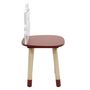 Voir la diapositive 3 : Paris Prix Chaise Enfant  Monsieur Costaud  53cm Rouge