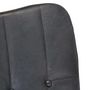 Voir la diapositive 5 : VIDAXL Chaise a bascule avec repose-pied Gris Cuir veritable