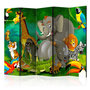 Voir la diapositive 1 : Paris Prix Paravent 5 Volets  Colourful Safari  172x225cm