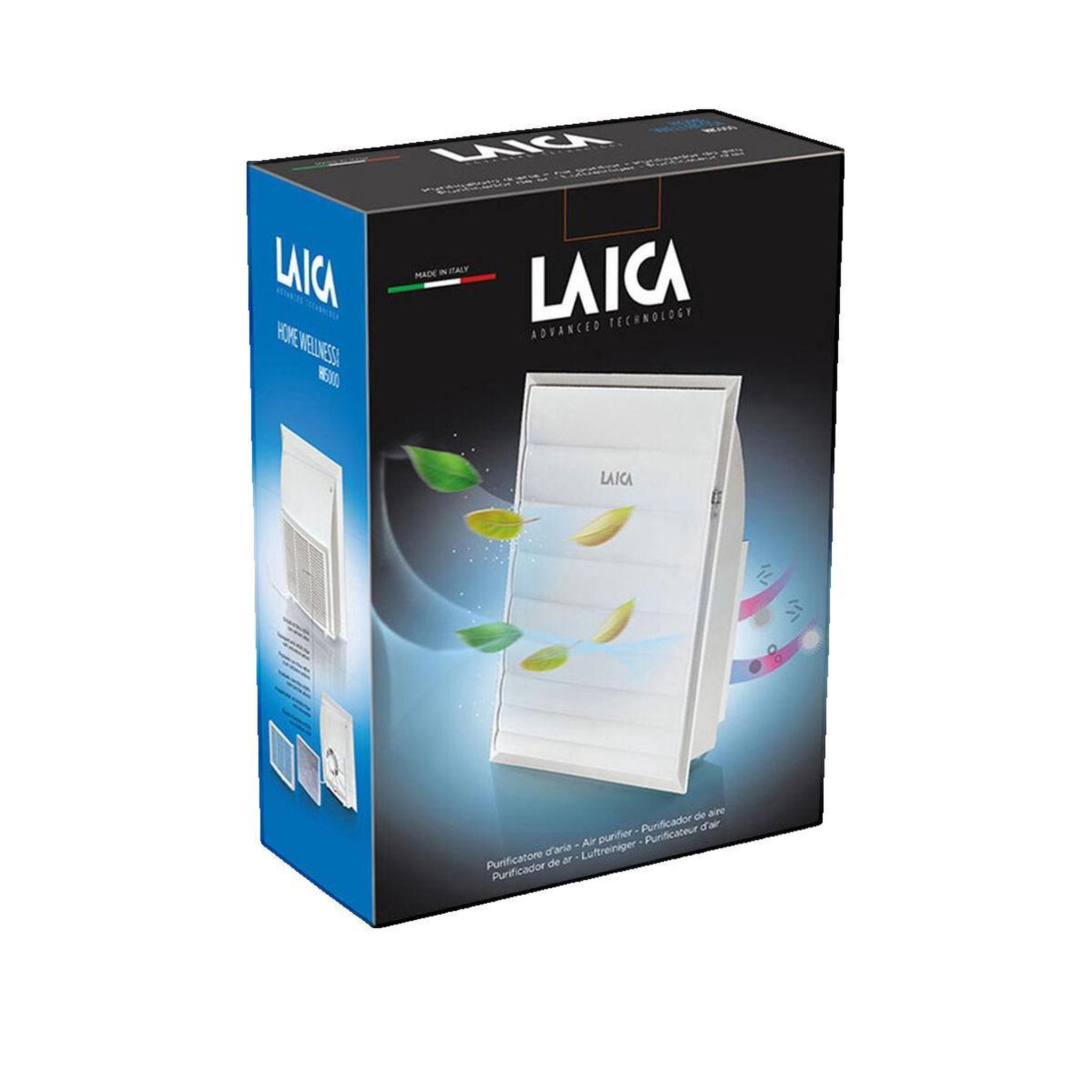 Voir la diapositive 2 : LAICA Purificateur d'air Laica HI5000W avec filtre HEPA blanc