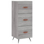 Voir la diapositive 5 : VIDAXL Buffet haut Sonoma gris 34,5x34x180 cm Bois d'ingenierie