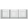 Voir la diapositive 3 : VIDAXL Cage a lapin 3 panneaux 163x79x54 cm Fer galvanise