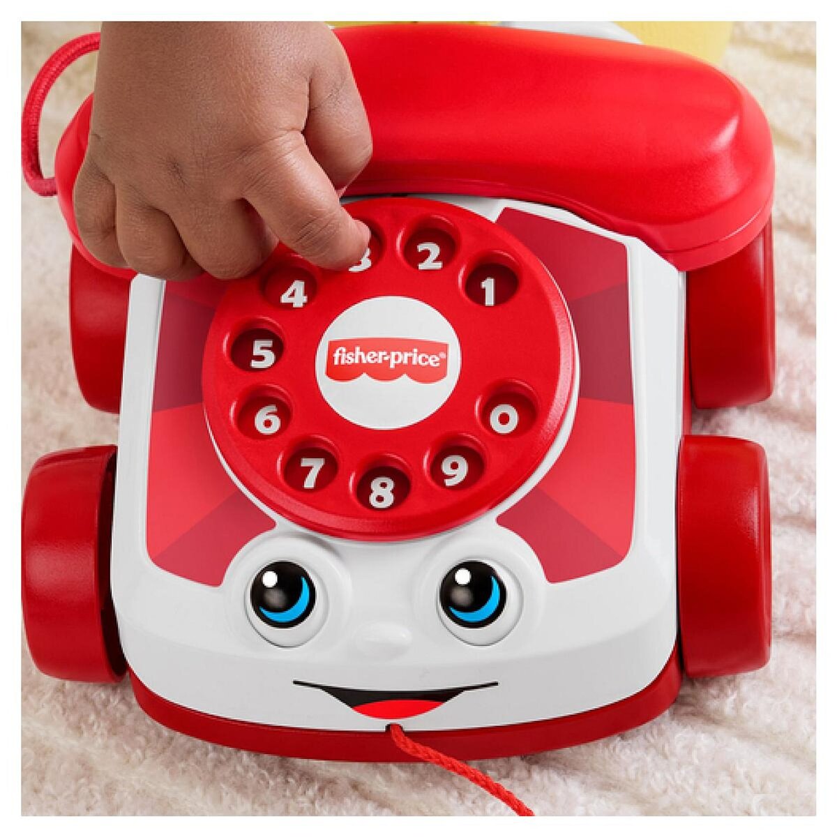 MATTEL Fisher-Price – Téléphone anime rouge