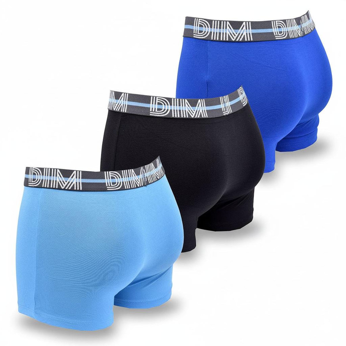 DIM Lot de 3 boxers DIM en coton stretch