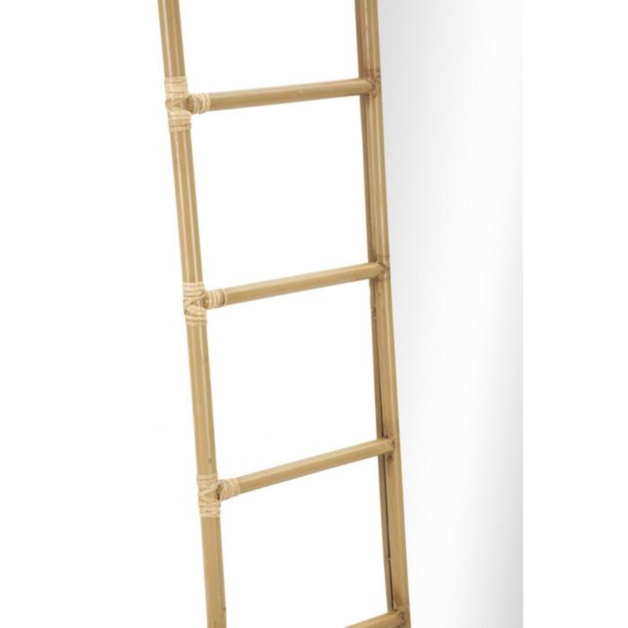 Voir la diapositive 5 : Paris Prix Miroir Échelle Déco Effet Rotin  Panama  151cm Naturel