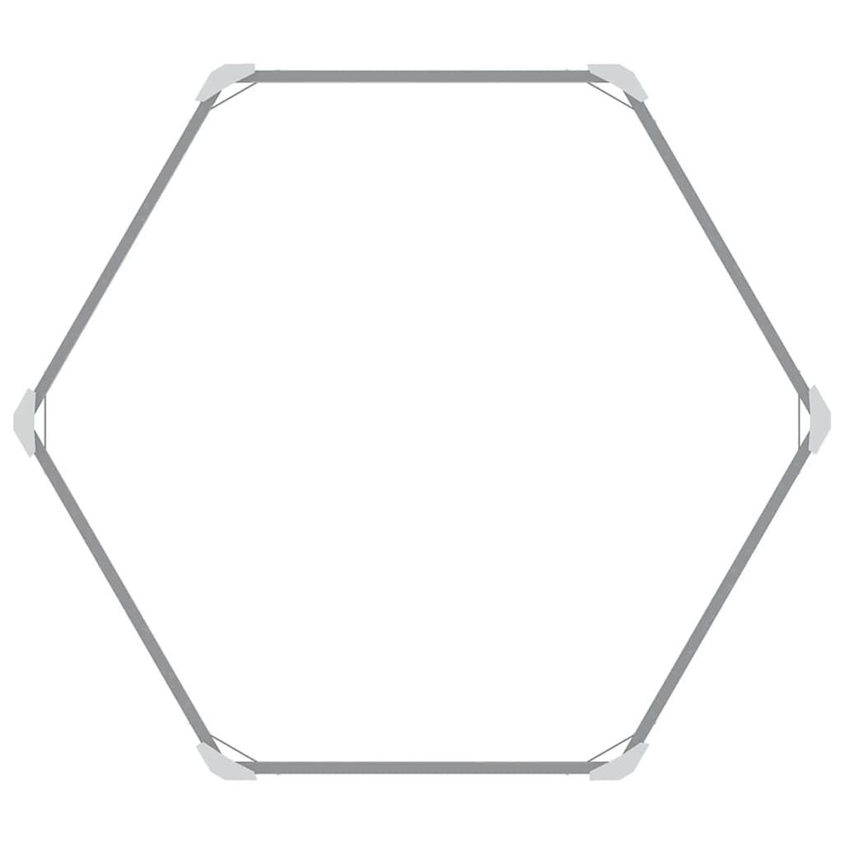 VIDAXL Lit sureleve de jardin Acier galvanise 129x129x77 cm Gris