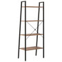 Voir la diapositive 5 : VIDAXL Etagere sur pied 4 niveaux Marron fonce et noir 56x35x140 cm