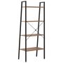 Voir la diapositive 5 : VIDAXL Etagere sur pied 4 niveaux Marron fonce et noir 56x35x140 cm