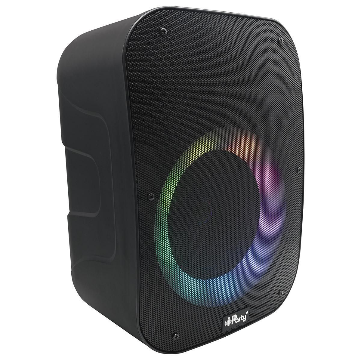 Lexibook Enceinte Bluetooth iParty avec micro et effets lumineux multicolores