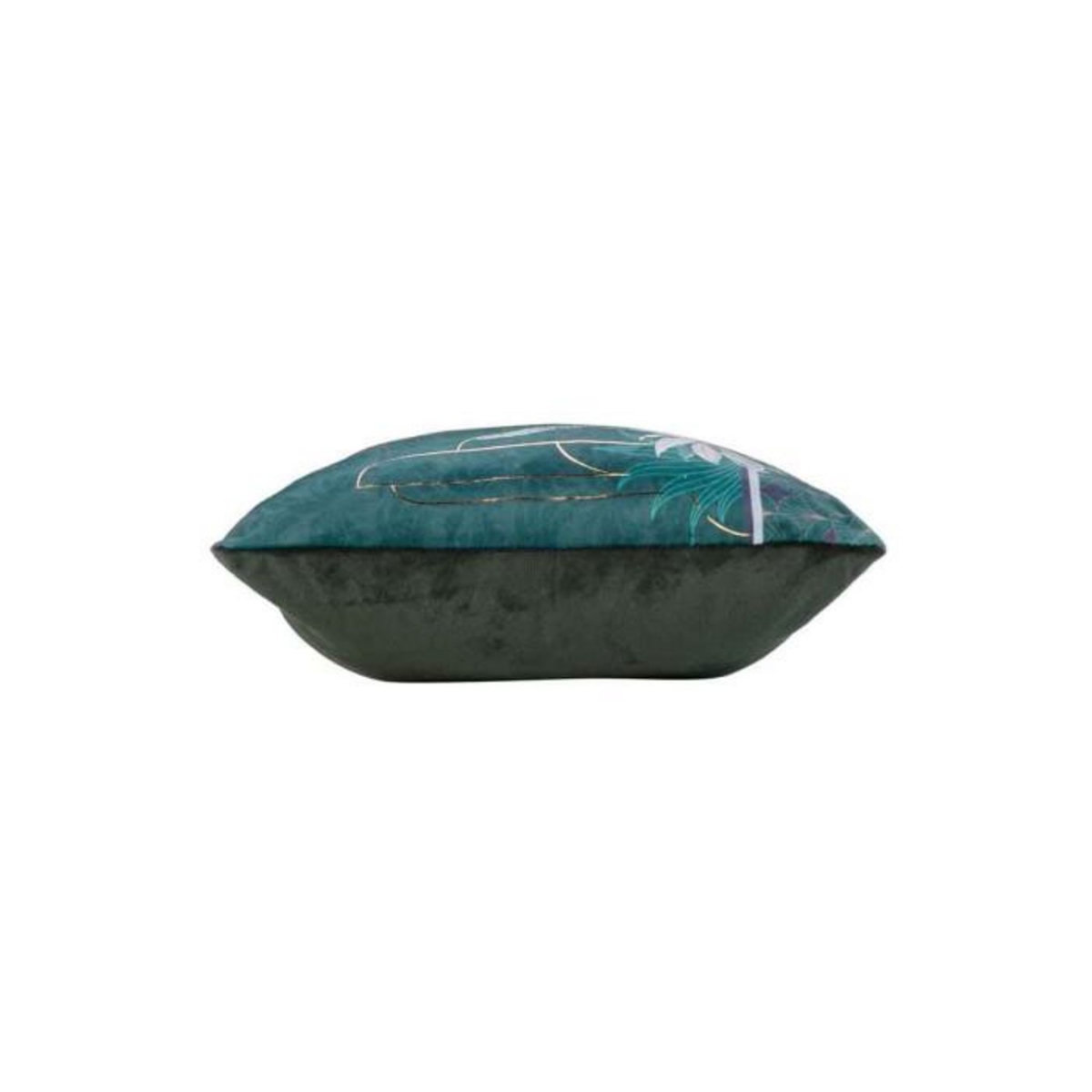 Paris Prix Housse de Coussin Imprimée  Floriana  40x40cm Vert