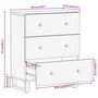 Voir la diapositive 6 : VIDAXL Armoires laterales 2 pcs marron et noir 60x33,5x75 cm