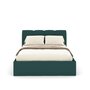 Voir la diapositive 5 : CONCEPT USINE Lit nuage coffre 160x200cm velours vert BALTIMORE