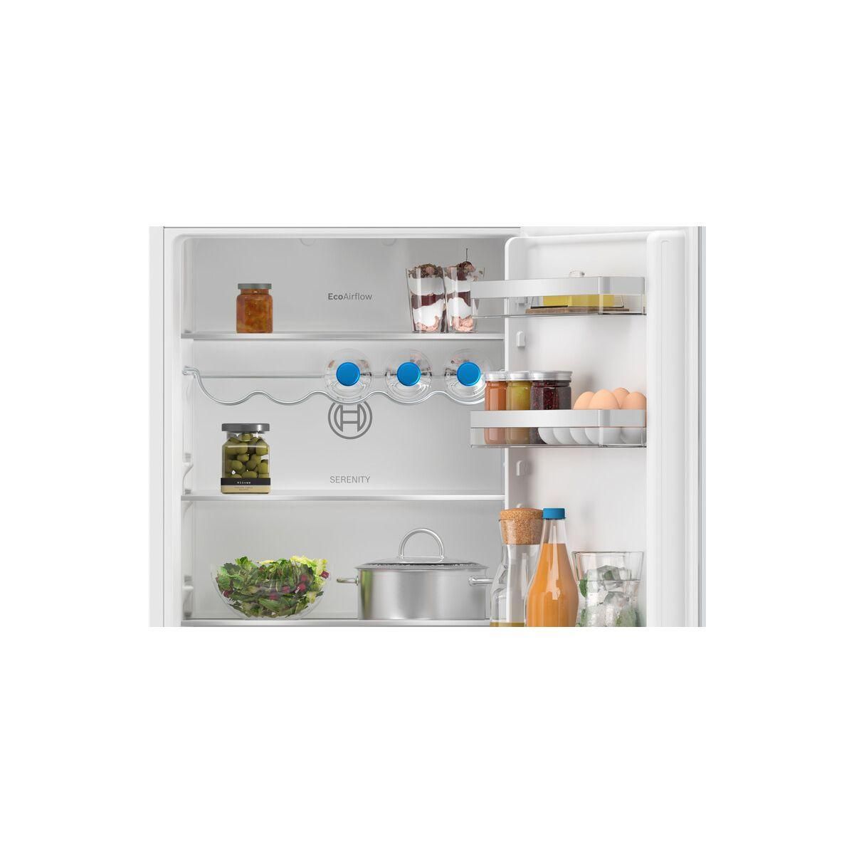 BOSCH Réfrigérateur combiné encastrable KIN86MSE0 Serenity Eco Airflow