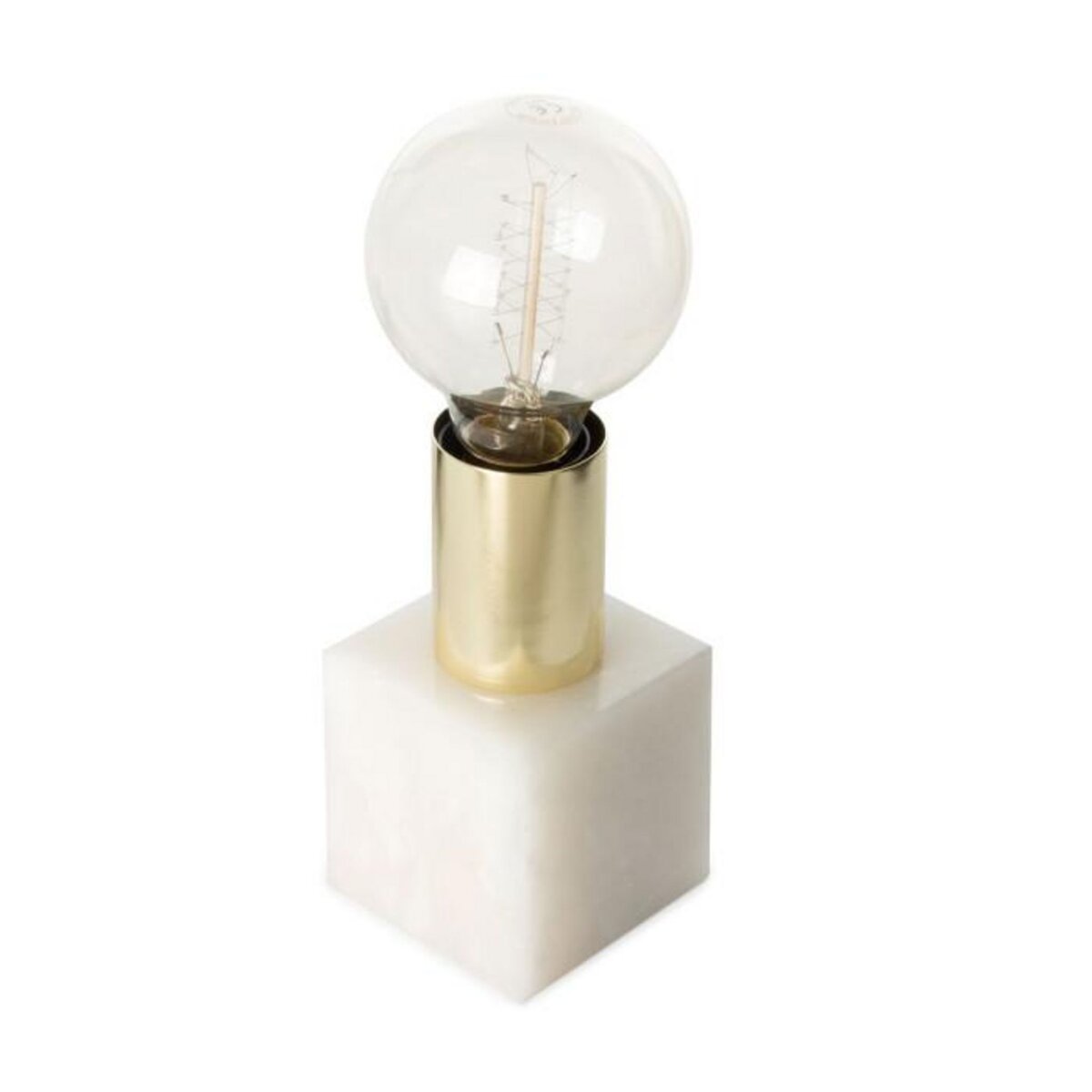 Paris Prix Lampe à Poser en Marbre  Mr Lightning  13cm Blanc