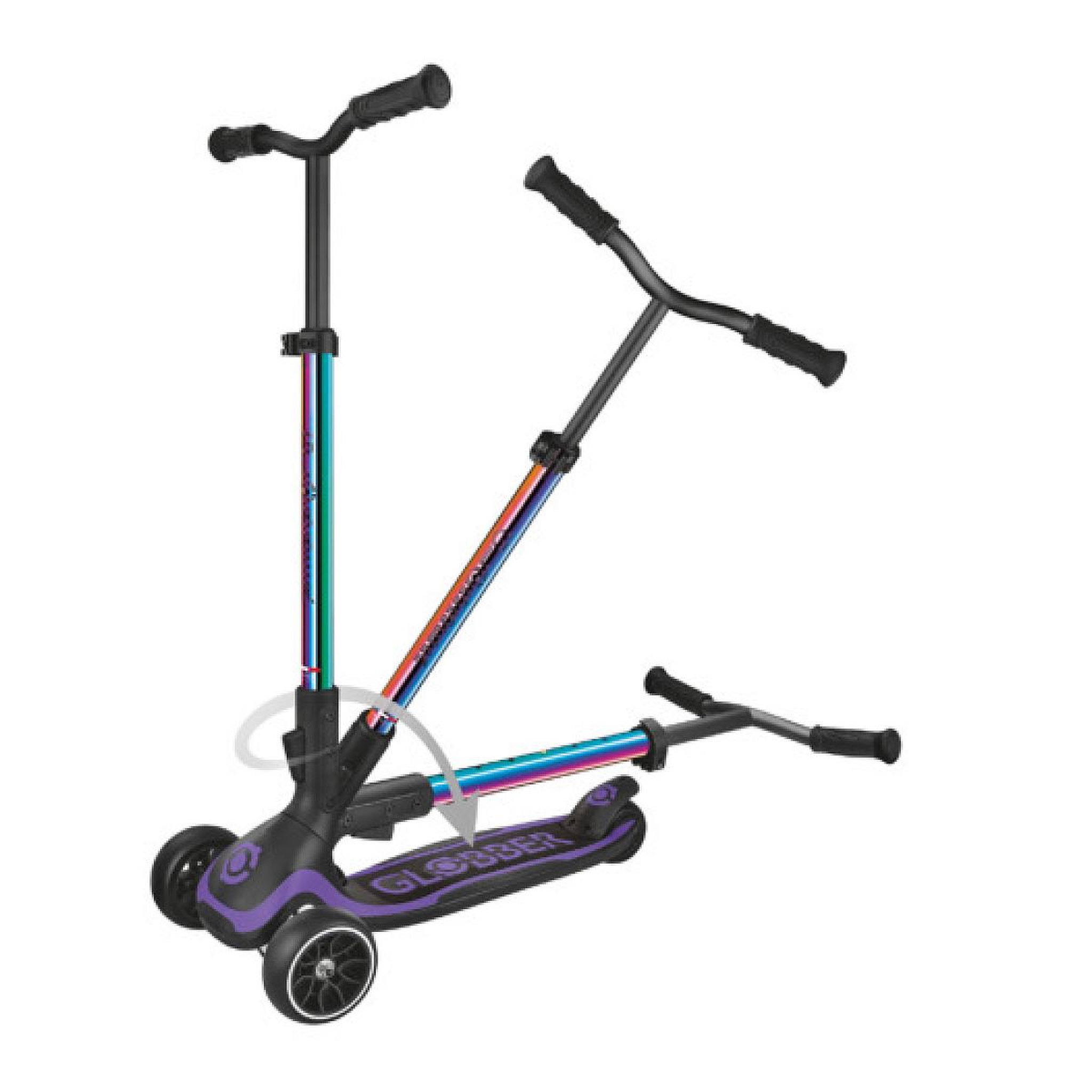 Voir la diapositive 3 : Globber trottinette enfant Ultimum neo chrome