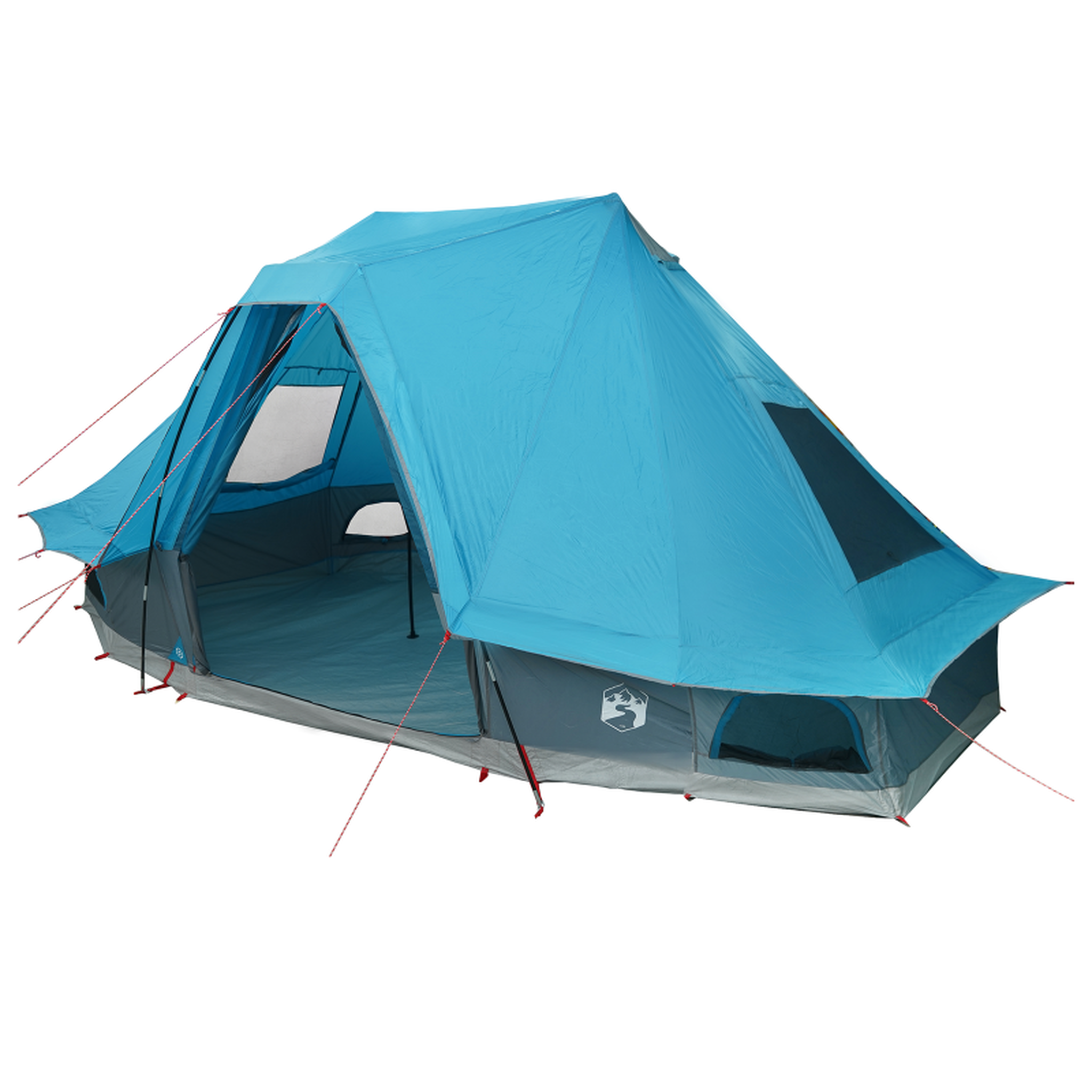 Voir la diapositive 2 : VIDAXL Tente Familiale Tipi Bleue 6 Personnes Étanche