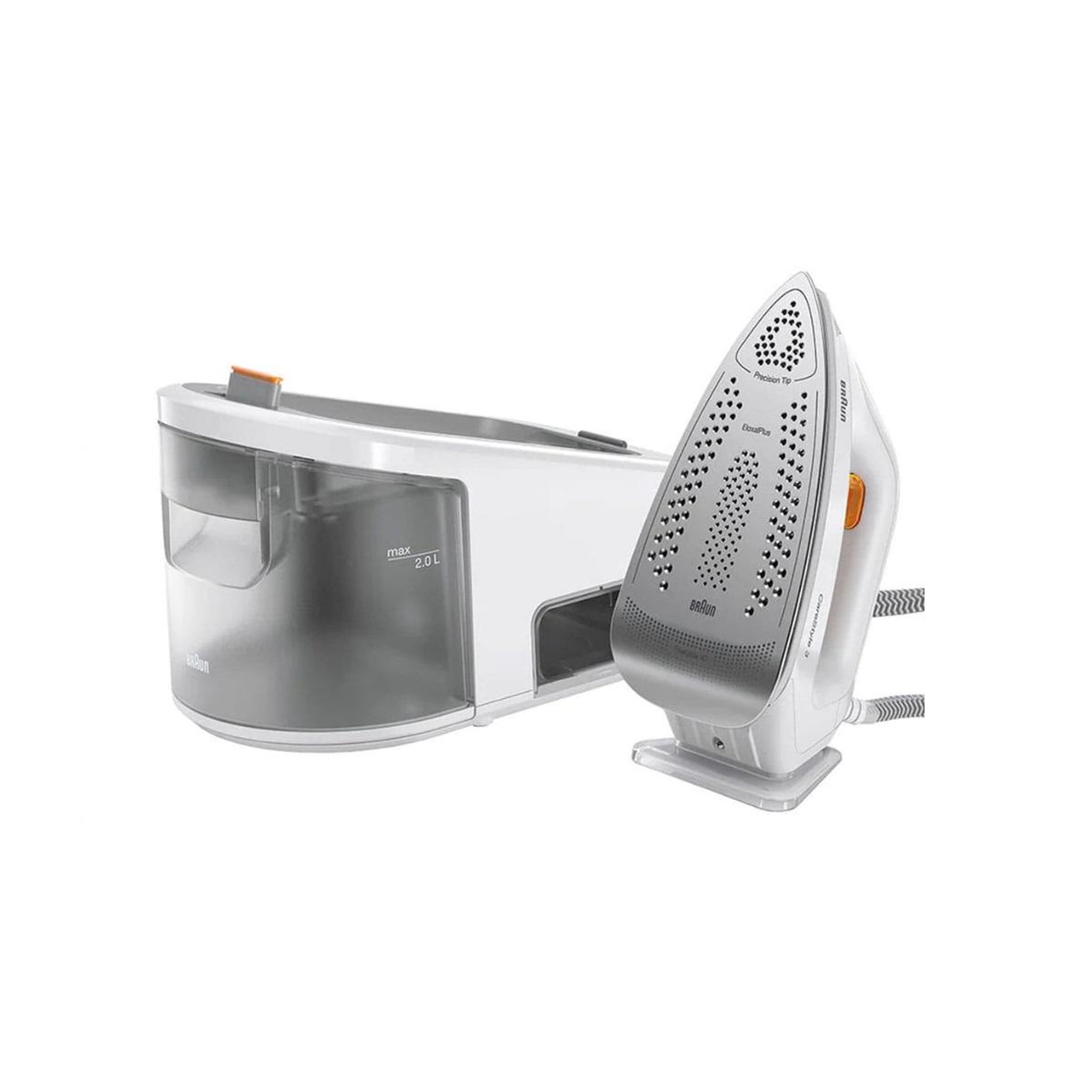 Voir la diapositive 2 : BRAUN Centrale vapeur 6bars 120gr/min autonomie illimité - is3132wh