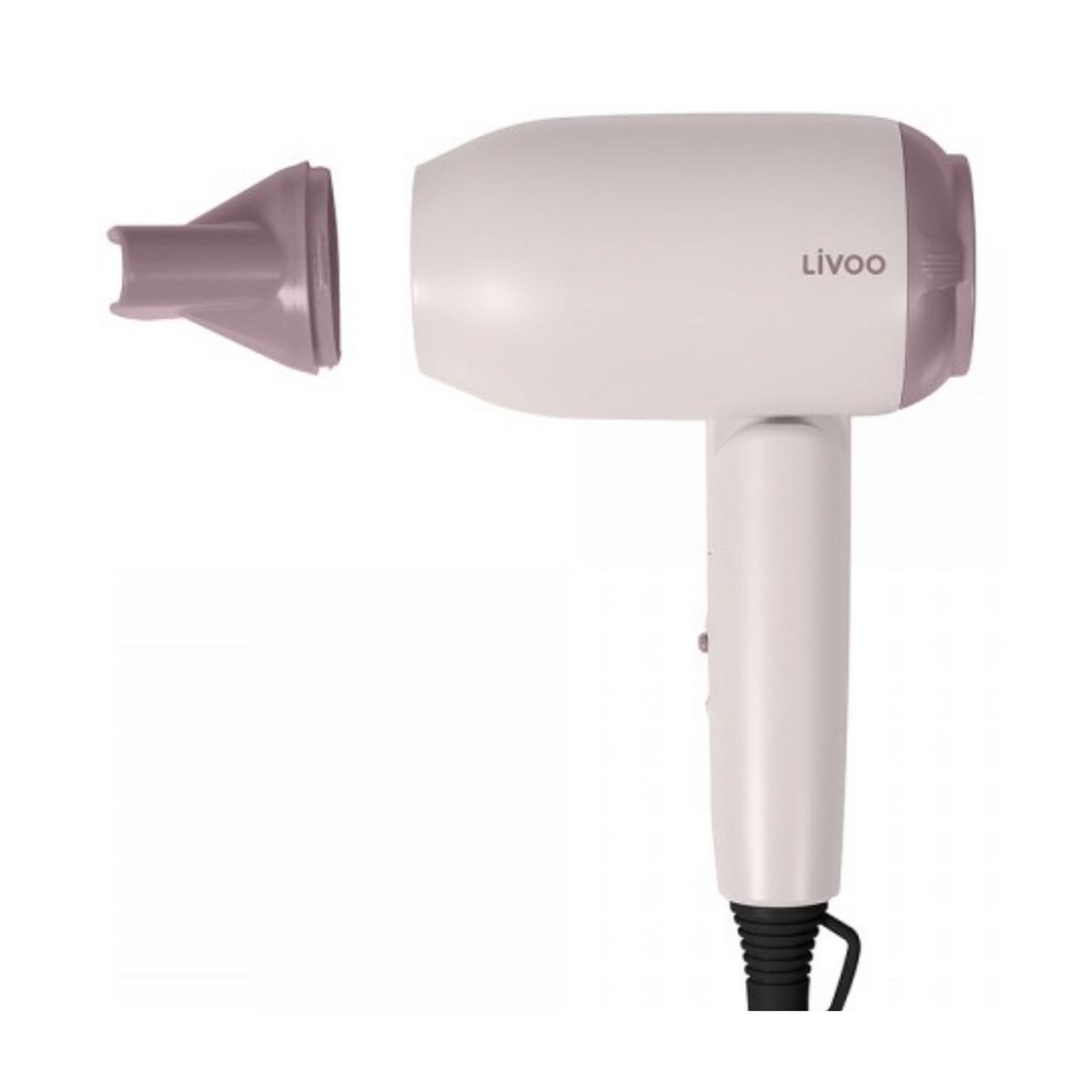 Voir la diapositive 2 : LIVOO Sèche-cheveux de voyage 1200wv - dos208
