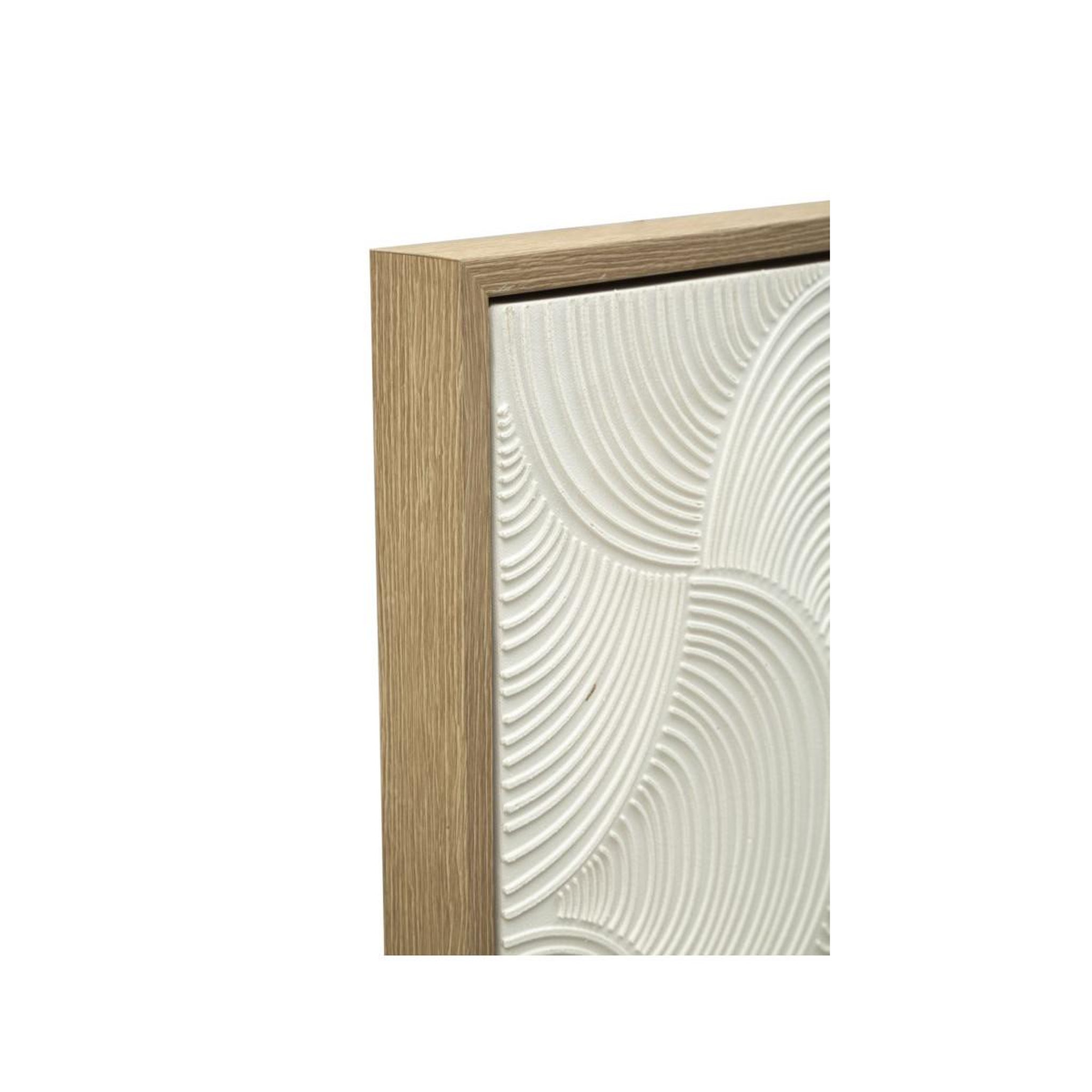 Voir la diapositive 2 : Paris Prix Tableau peinture  simplicity ii  80x120cm écru