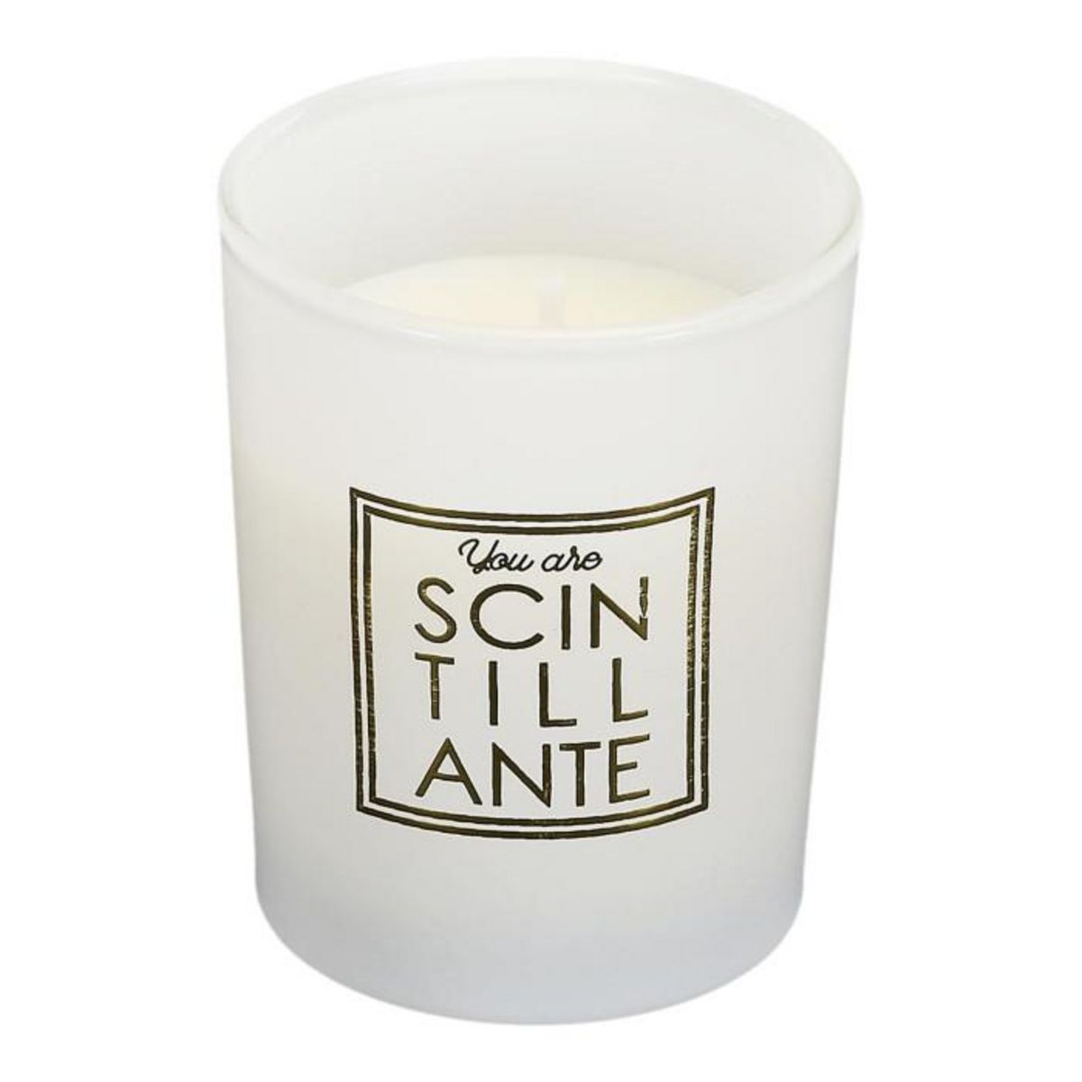 Paris Prix Lot de 4 Bougies Parfumées  You Are  6cm Fleur de Coton