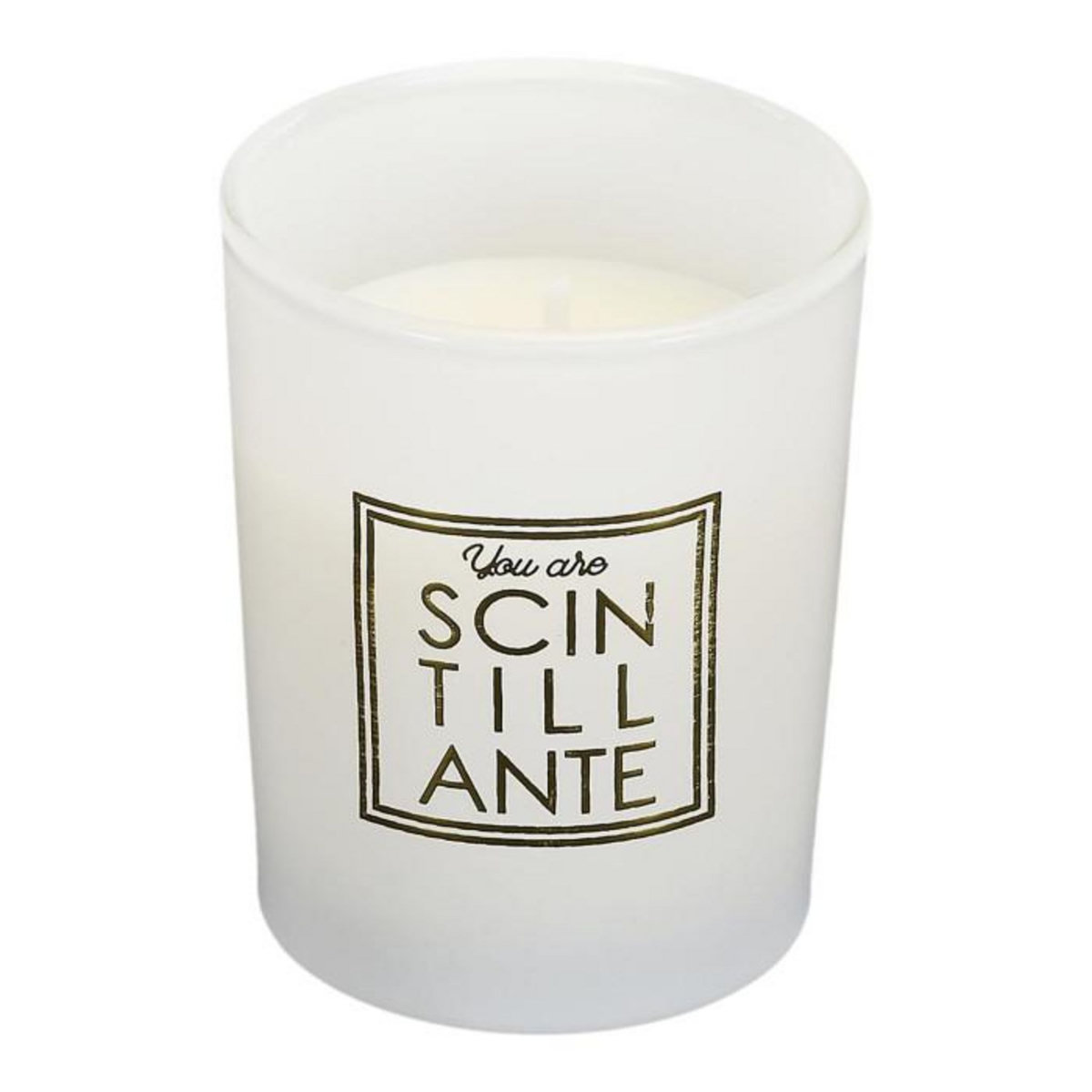 Paris Prix Lot de 4 Bougies Parfumées  You Are  6cm Fleur de Coton