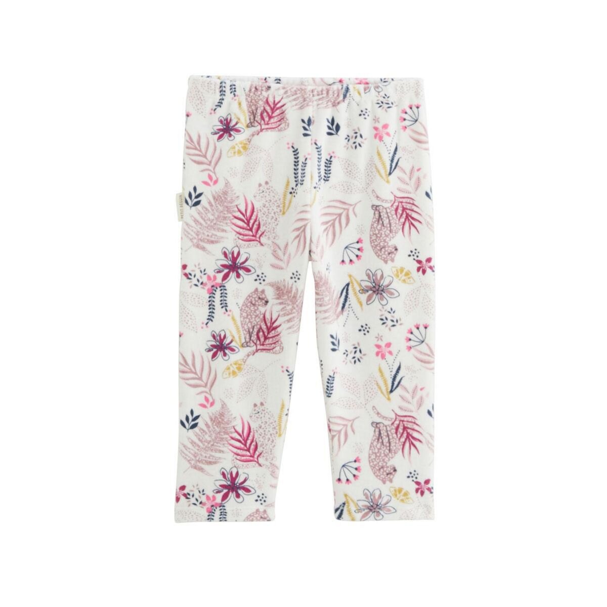 Petit Béguin Pyjama enfant 2 pièces en velours rose Louisa