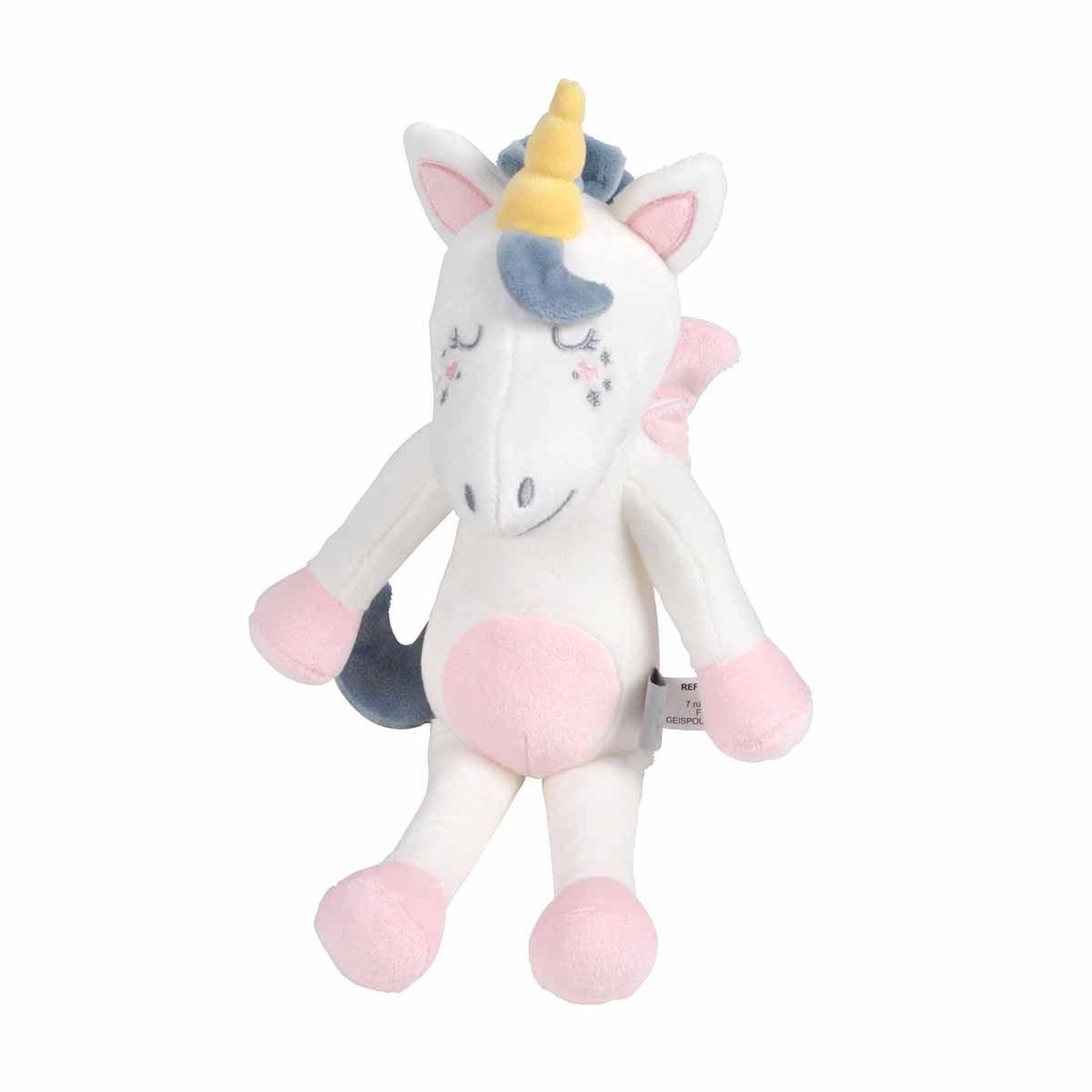 Voir la diapositive 1 : BEBE DOUCEUR Peluche pour bébé  anémone la licorne  39cm rose